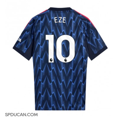 Muški Nogometni Dres Arsenal Eberechi Eze #10 Gostujuci 2025-26 Kratak Rukav Muški Nogometni Dres Arsenal Eberechi Eze #10 Gostujuci 2025-26 Kratak Rukav